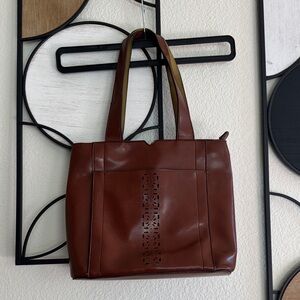 Mondani Tan Faux Leather Handbag‎